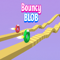 Bouncy Blob Race Obstacle Course